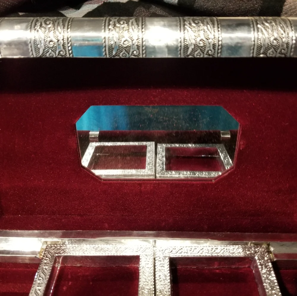 Gorgeous Large Aluminum Buddha Jewelry box